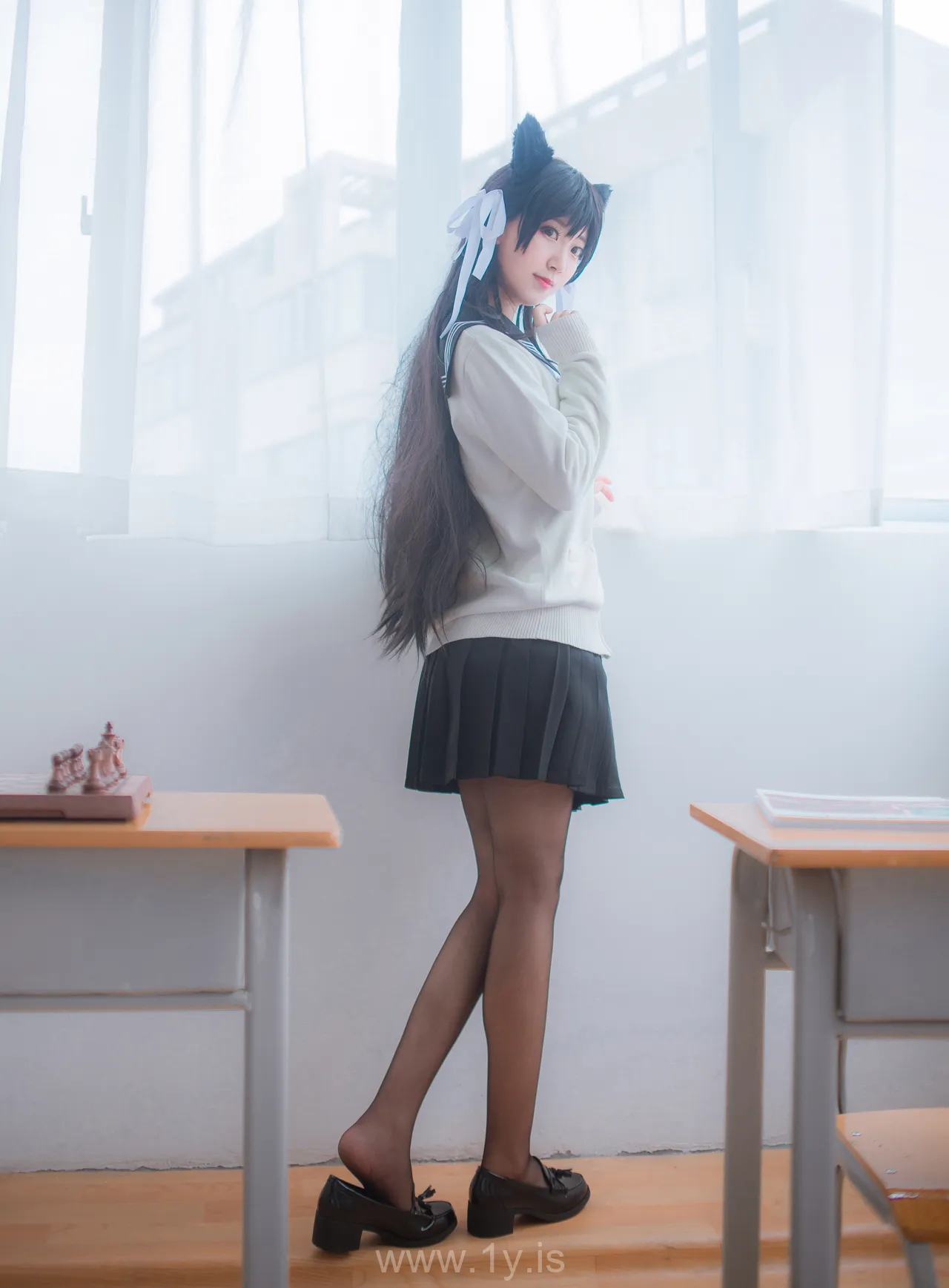 Coser@黑川 NO.005 Delightful Asian Teen 獒犬制服